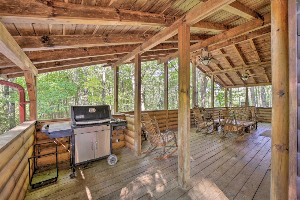 Cozy Lake Toxaway Cabin With Deck, Fire Pit And Grill! Exterior foto