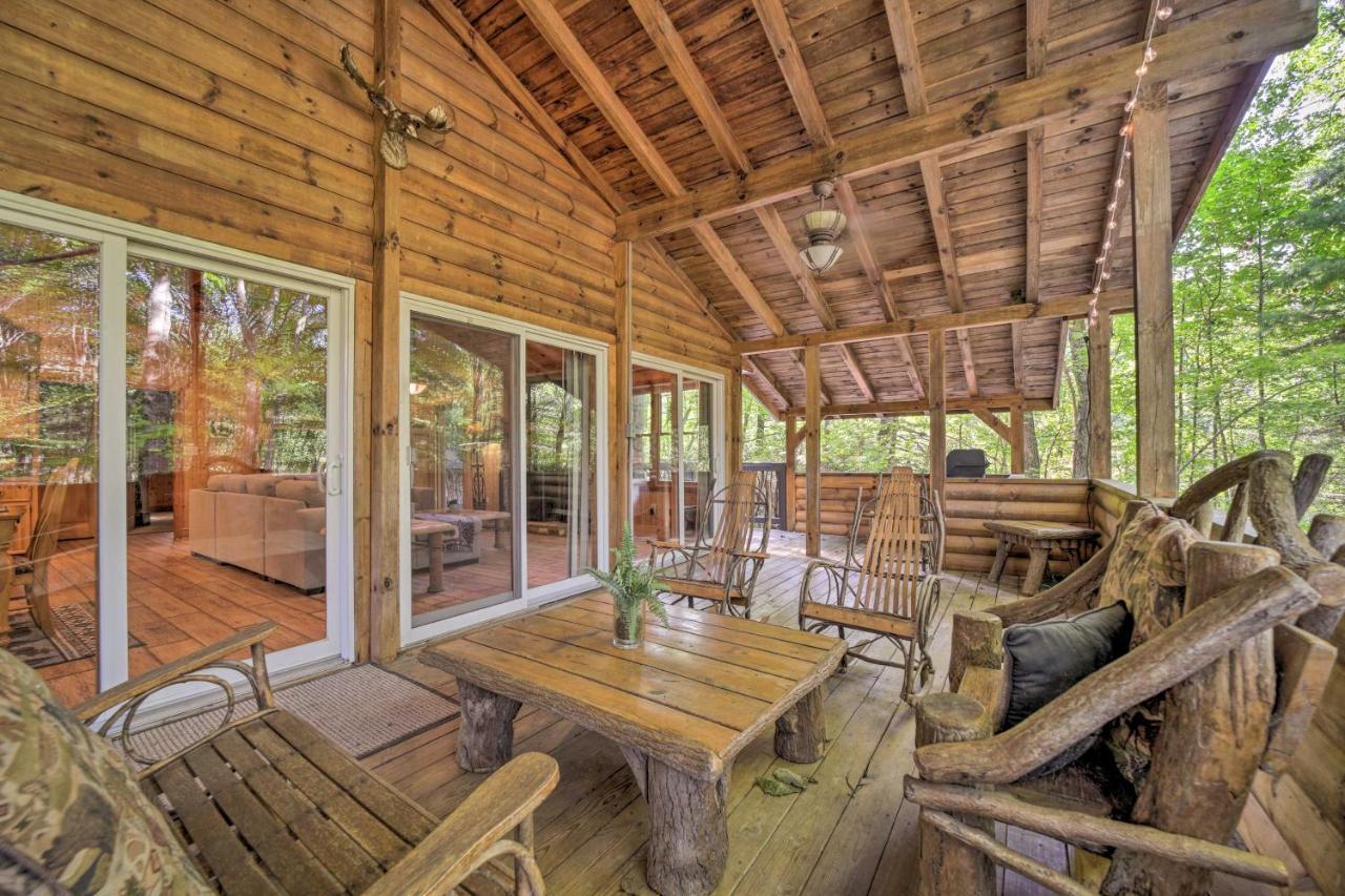 Cozy Lake Toxaway Cabin With Deck, Fire Pit And Grill! Exterior foto