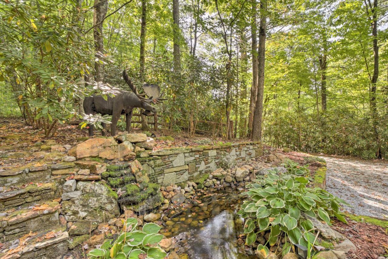 Cozy Lake Toxaway Cabin With Deck, Fire Pit And Grill! Exterior foto
